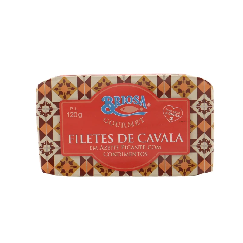 Briosa Gourmet Filetes de Cavala em Azeite com Condimentos