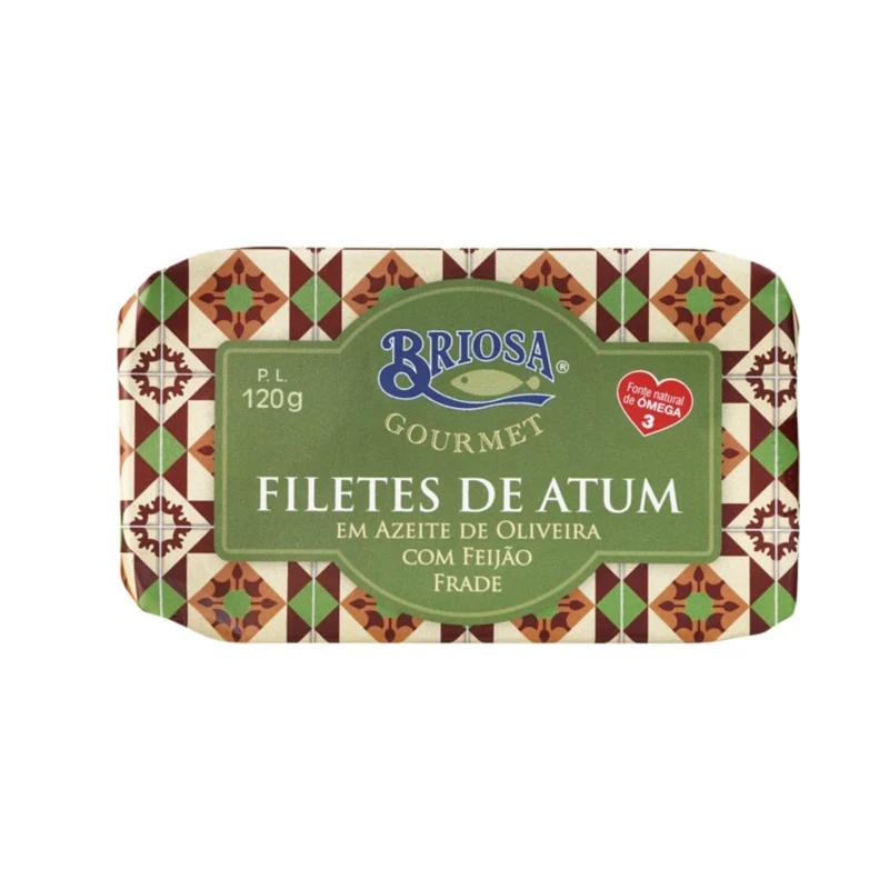 Briosa Gourmet Filetes de Atum em Azeite com Feijão Frade