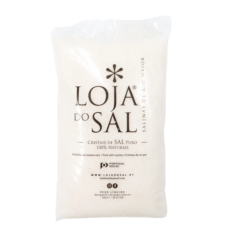 Loja do Sal Cristais de Sal Puro 1 kilo