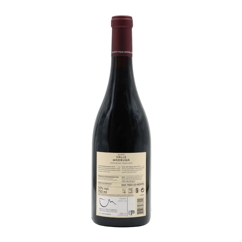 Quinta Valle Madruga Touriga Nacional Touriga Franca Unoaked Tinto