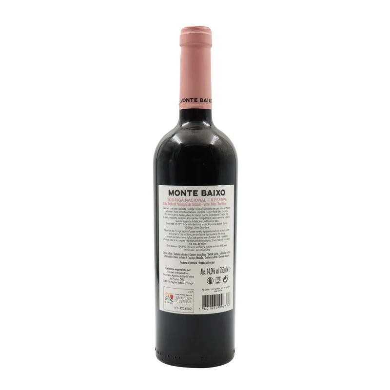 Monte Baixo Setúbal Touriga Nacional Reserva Tinto