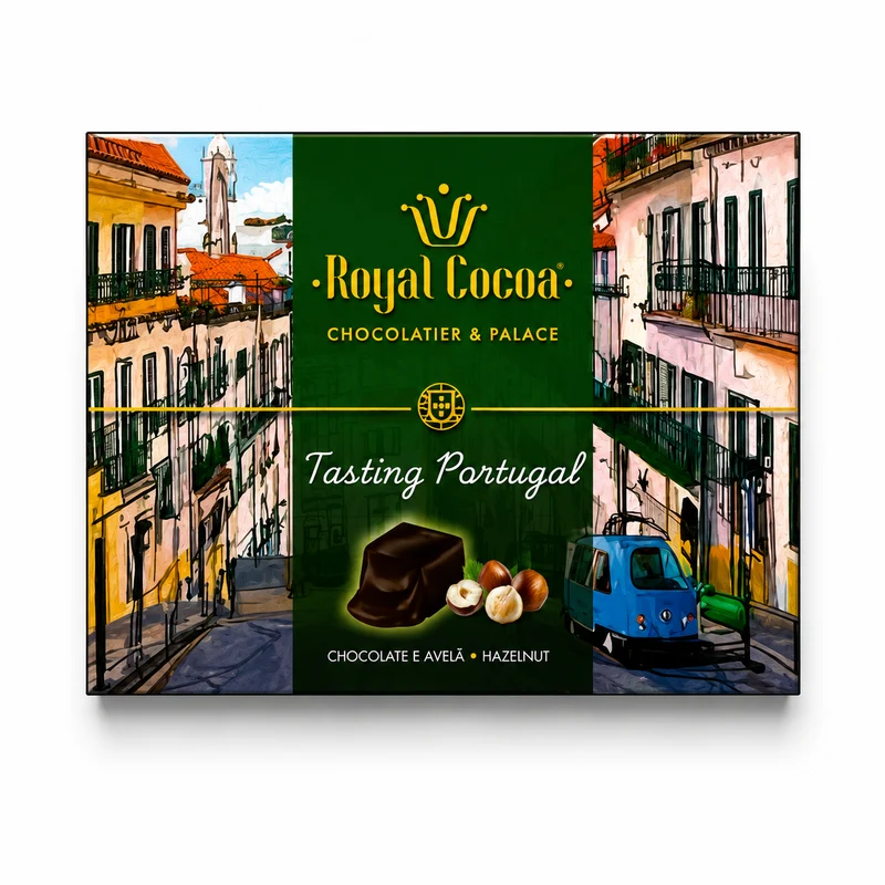 Royal Cocoa Zartbitter-Pralinen mit Haselnuss