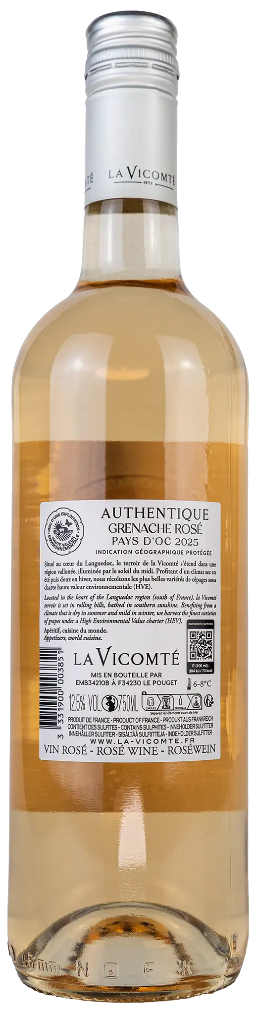 Grenache rosé 'La Vicomté' 2025