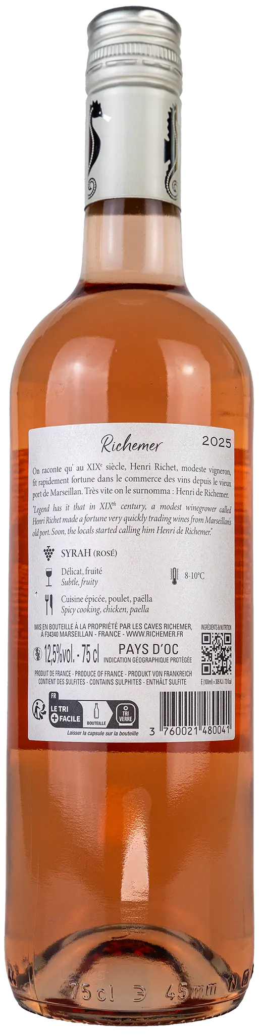 Richemer 2025 - Syrah rosé