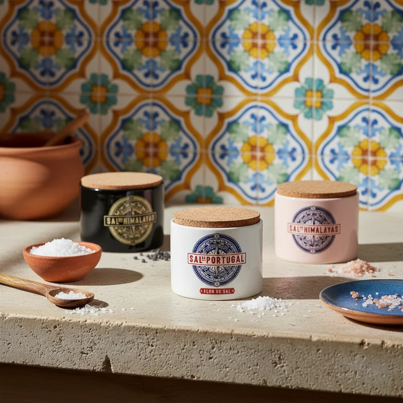 Salz-Trio Portugal – Flor de Sal & Himalaya Gourmetsalze