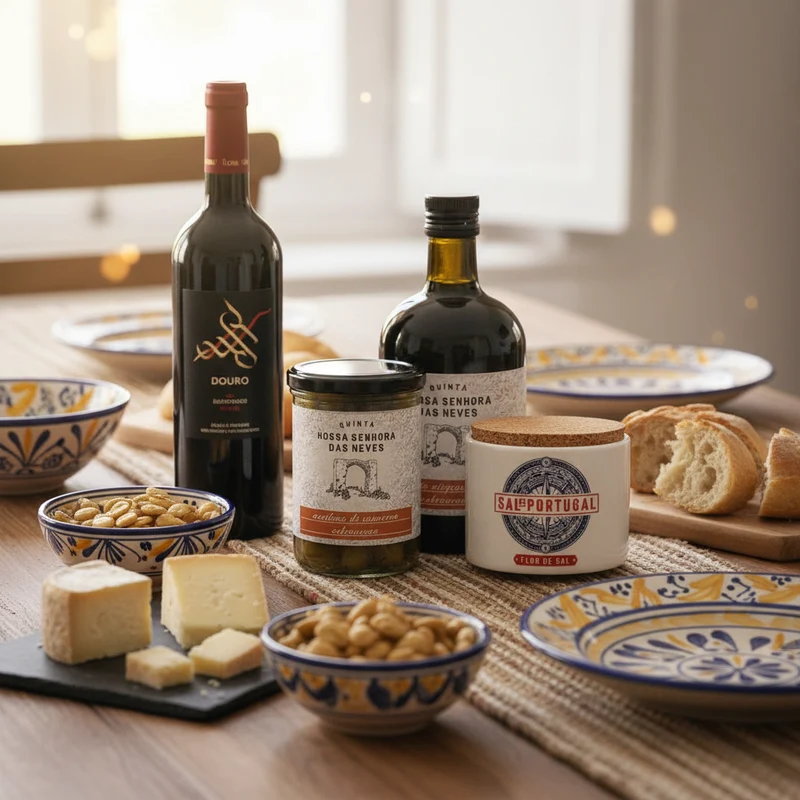 Premium Feinkost Starterset - Olivenöl, Oliven & Flor de Sal
