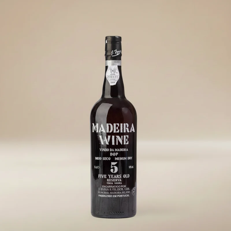 Madeirawein J.Faria 5 Anos Meio Doce 750ml