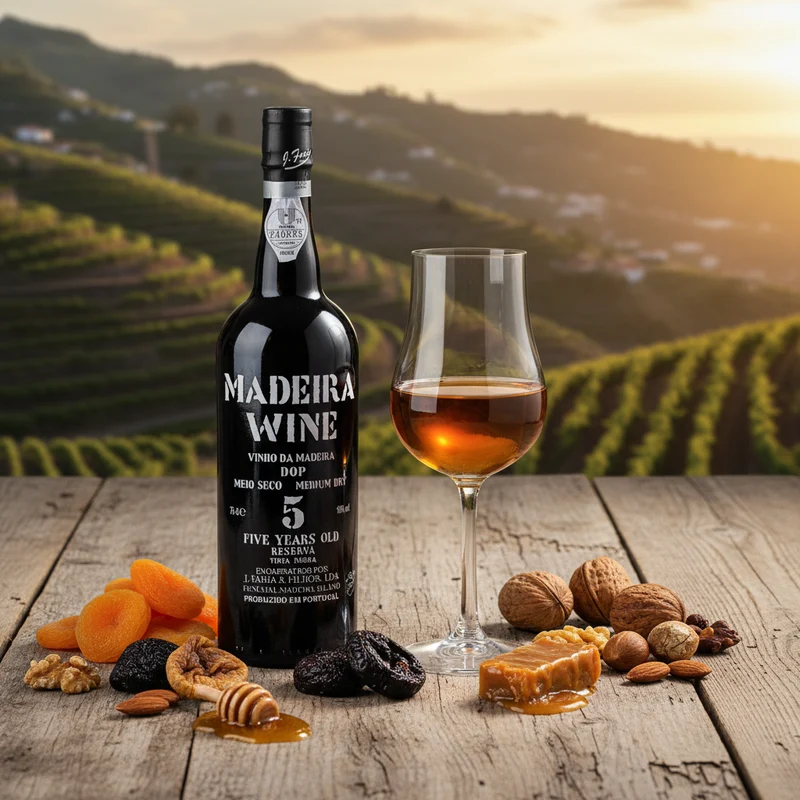 Madeirawein J.Faria 5 Anos Meio Doce 750ml