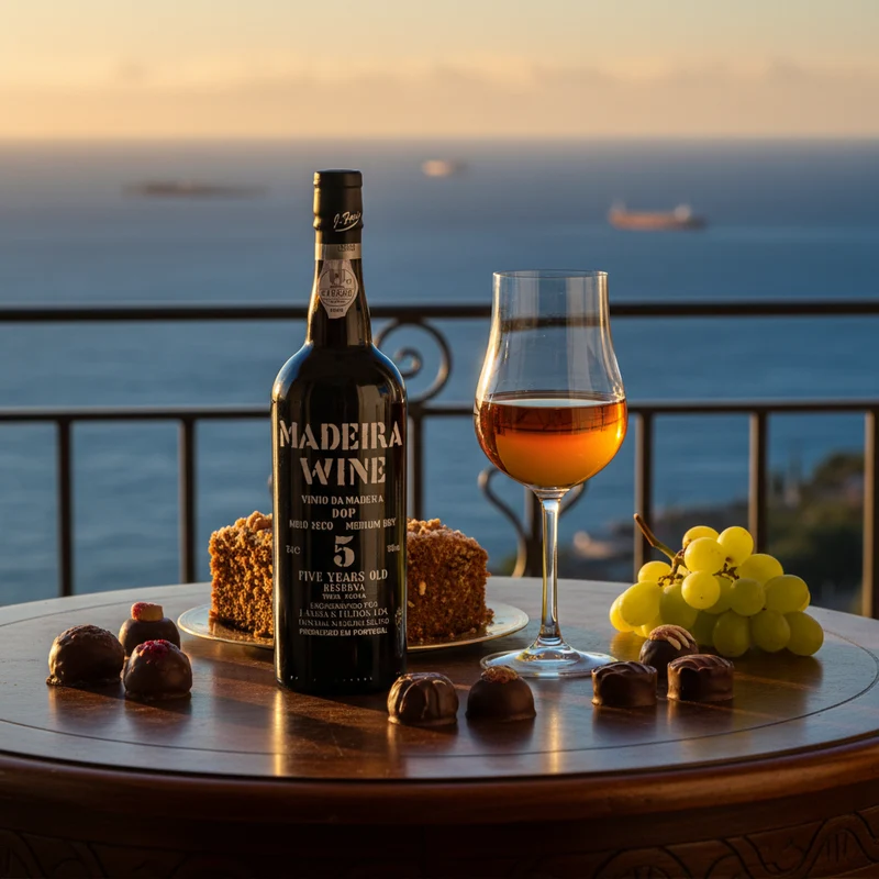 Madeirawein J.Faria 5 Anos Meio Doce 750ml
