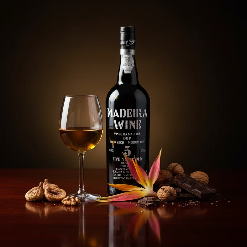 Madeirawein J.Faria 5 Anos Meio Doce 750ml