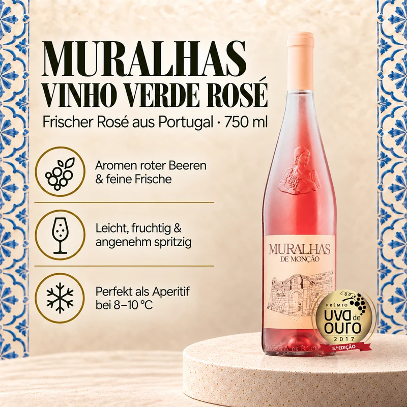 Muralhas Vinho Verde Rosé DOC 750ml
