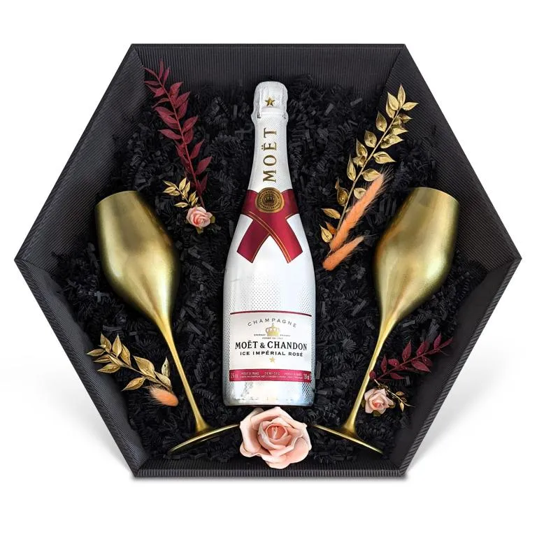 Moët & Chandon Ice Impérial Rosé Champagner 0,75L 12% Giftbasket