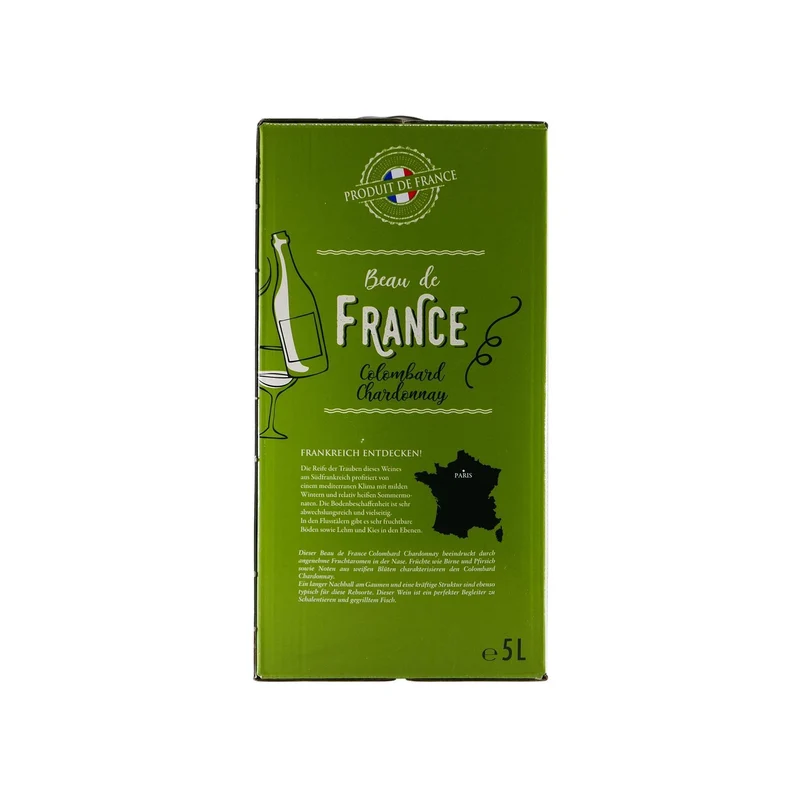 Beau de France Colombard Chardonnay -trocken- 5,0L BIB
