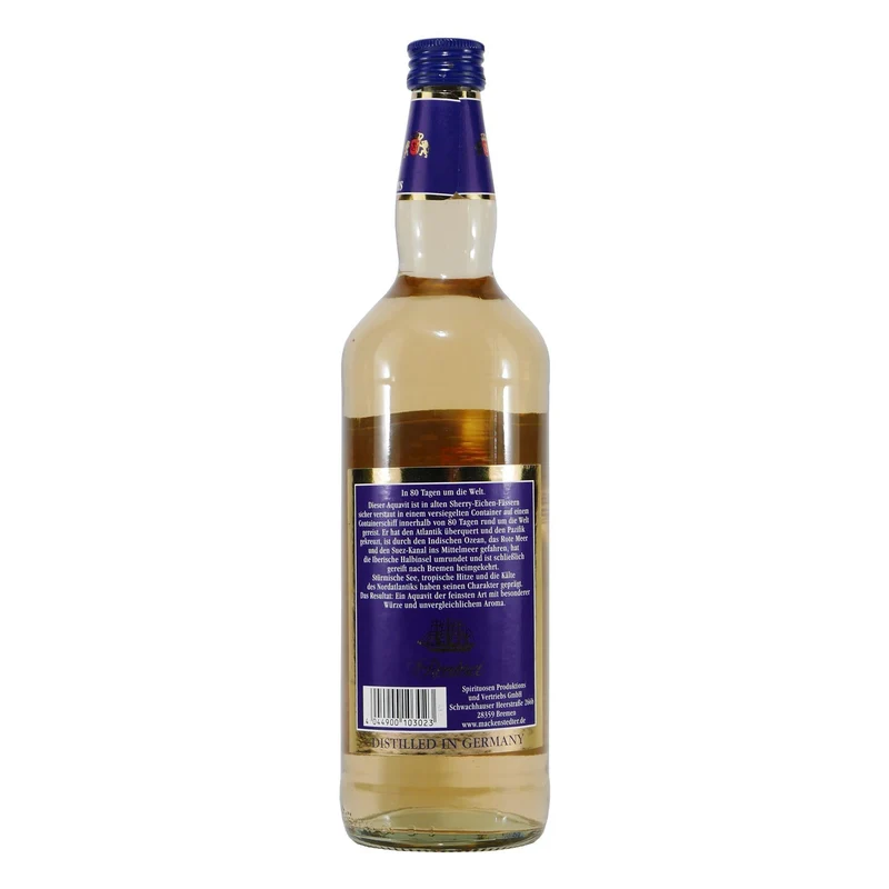 Mackenstedter Lloyd Finest Aquavit mit Geschenk-Holzkiste