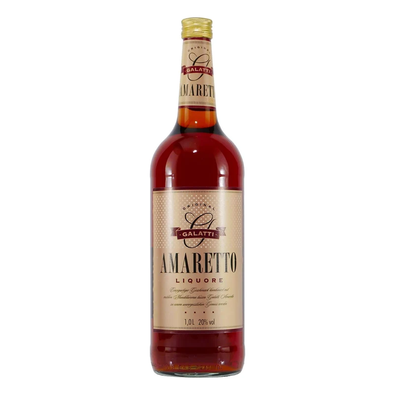 Galatti Amaretto Liquore mit Geschenk-Holzkiste