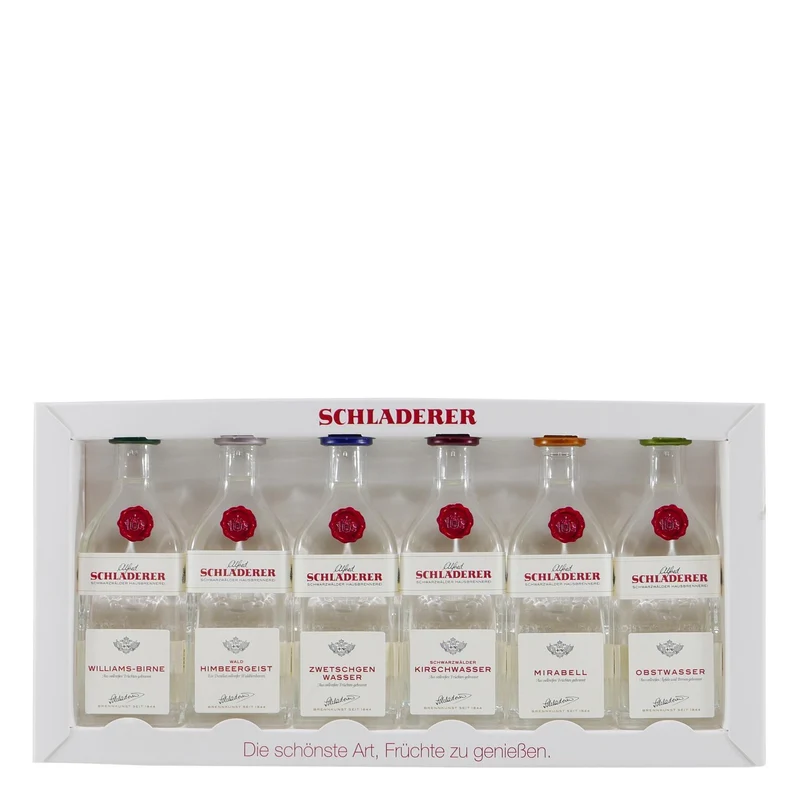Schladerer "mini" (6 x 0,03L) Geschenk Probier-Set