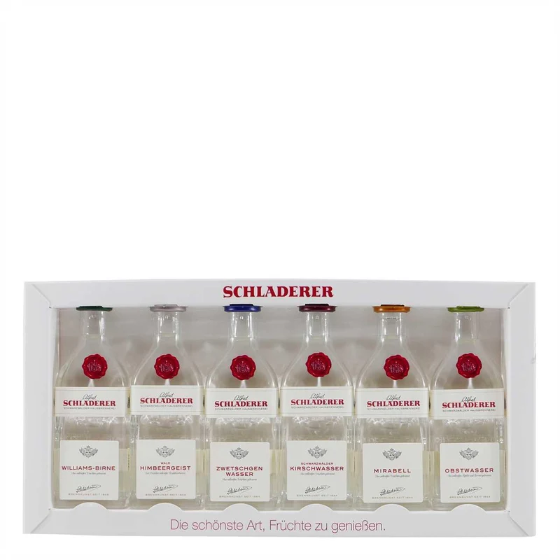 Schladerer "mini" (6 x 0,03L) Geschenk Probier-Set
