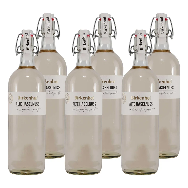 Birkenhof Alte Haselnuss Nussbrand (6 x 1,0L)