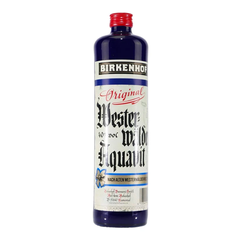 Birkenhof Westerwälder Aquavit mit Geschenk-Holzkiste