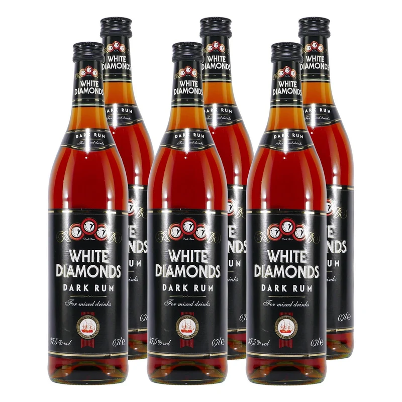 White Diamonds Dark Rum (6 x 0,7L)