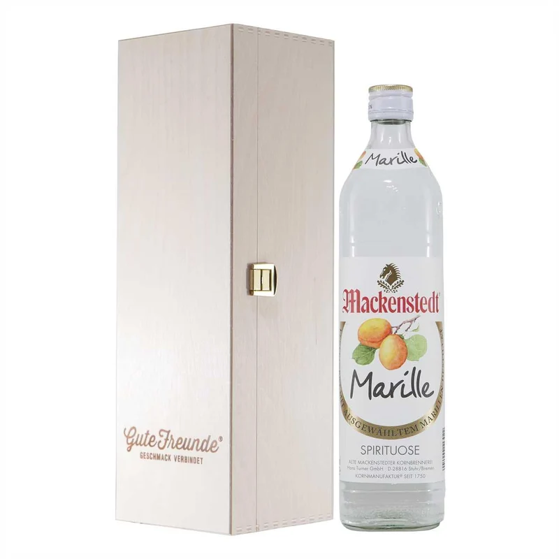 Mackenstedter Marille mit Geschenk-Holzkiste