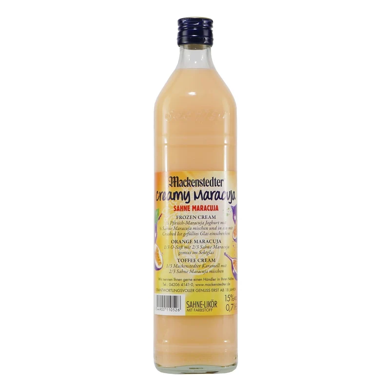 Mackenstedter Creamy-Maracuja Likör (6 x 0,7L)