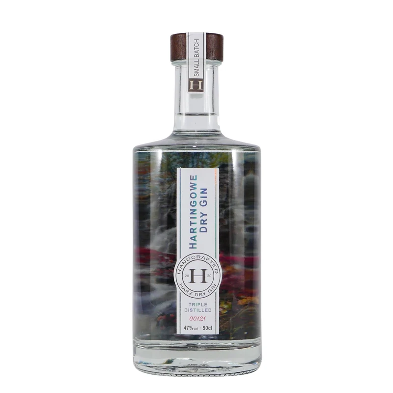 Hartingowe Dry Gin mit Geschenk-Holzkiste