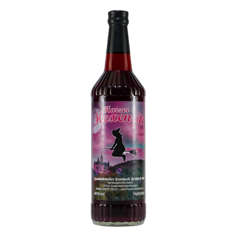 Harzer Hexenritt - Kräuter-Halb-Bitter mit Geschenk-HK