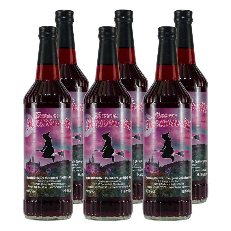Harzer Hexenritt - Kräuter-Halb-Bitter (6 x 0,7L)