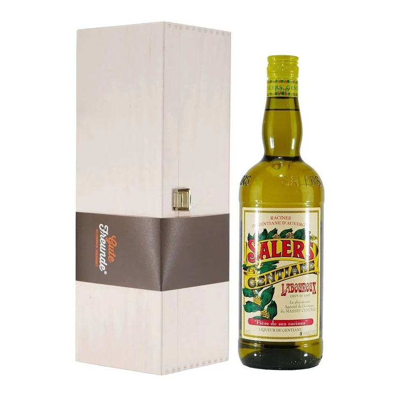 Salers Gentiane mit Geschenk-Holzkiste