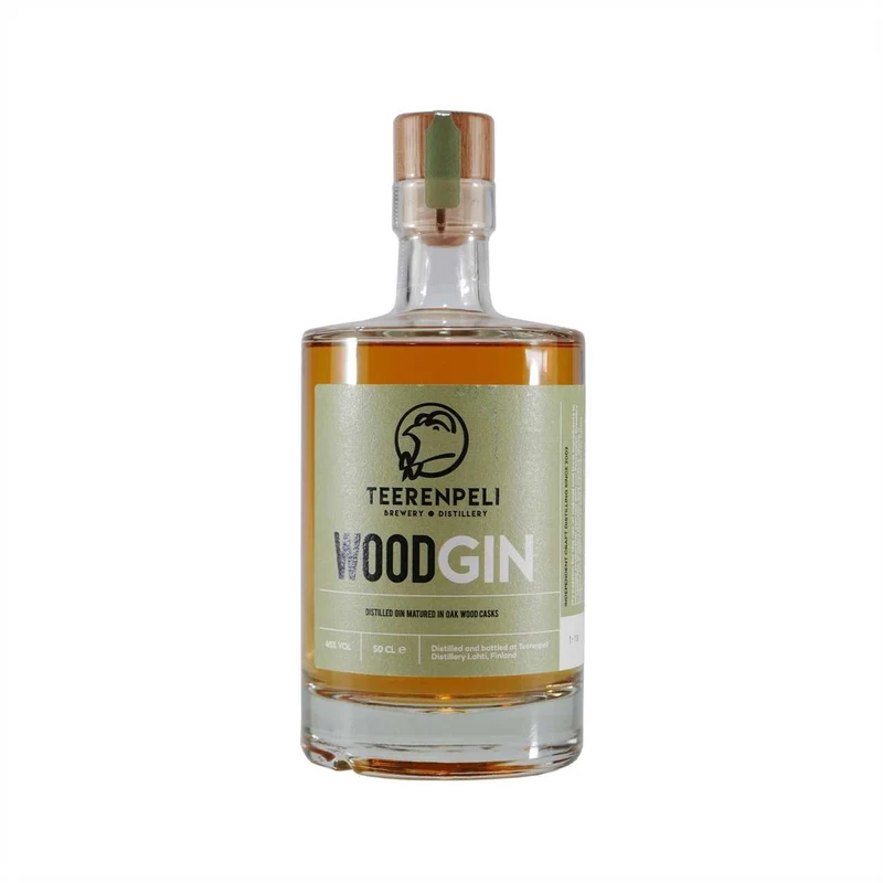 Teerenpeli Wood Gin mit Geschenk-Holzkiste