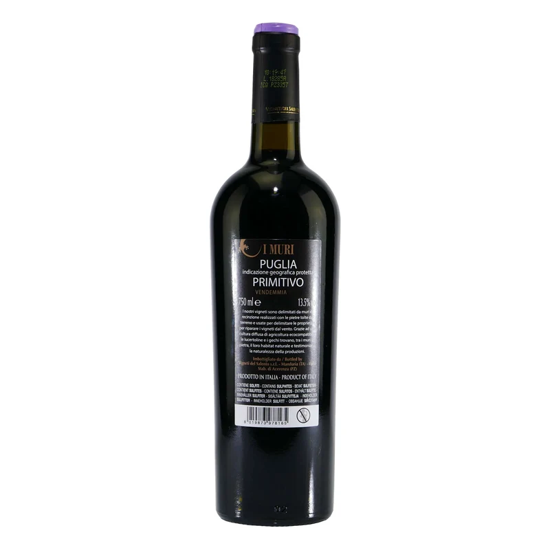 I Muri Primitivo Puglia IGP -trocken- (6 x 0,75L)