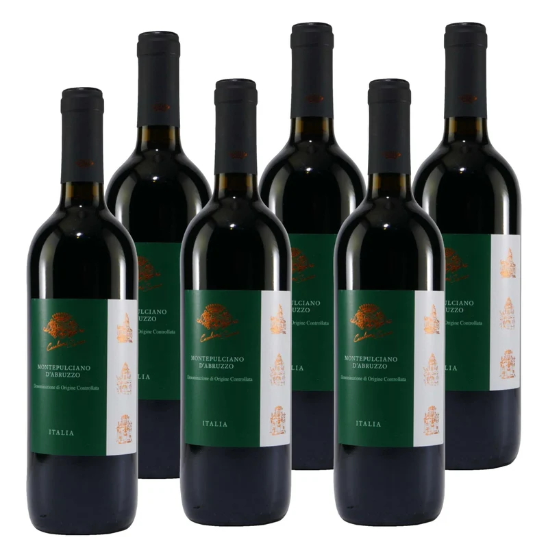 Montepulciano D'Abruzzo Rotwein DOC -trocken- (6 x 0,75L)