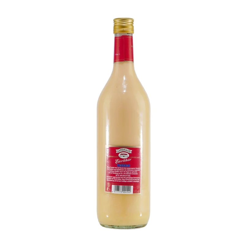Landhaus Advocaat Eierlikör mit Geschenk-Holzkiste