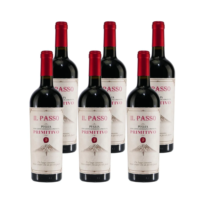 IL Passo Primitivo Puglia IGP -halbtrocken- (6 x 0,75L)