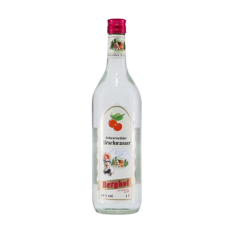 Berghof Kirschwasser mit Geschenk-Holzkiste