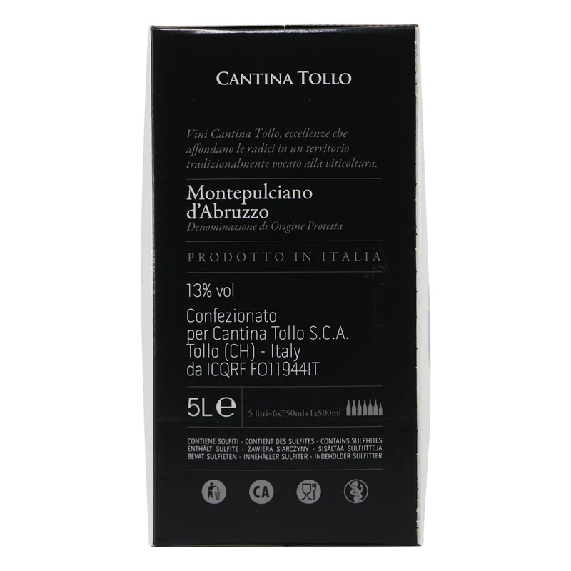 Sassopiano Montepulciano d'Abruzzo DOP -trocken- 5,0L BIB)