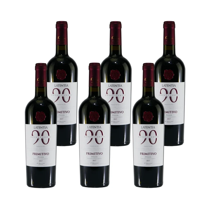 Latentia Novantaceppi Primitivo IGT -halbtrocken- (6 x 0,75L)