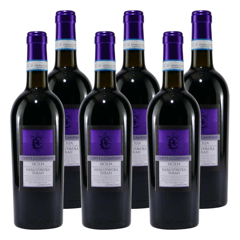 Conte di Campiano Nero d'Avola Syrah IGT -trocken- (6 x 0,75L)