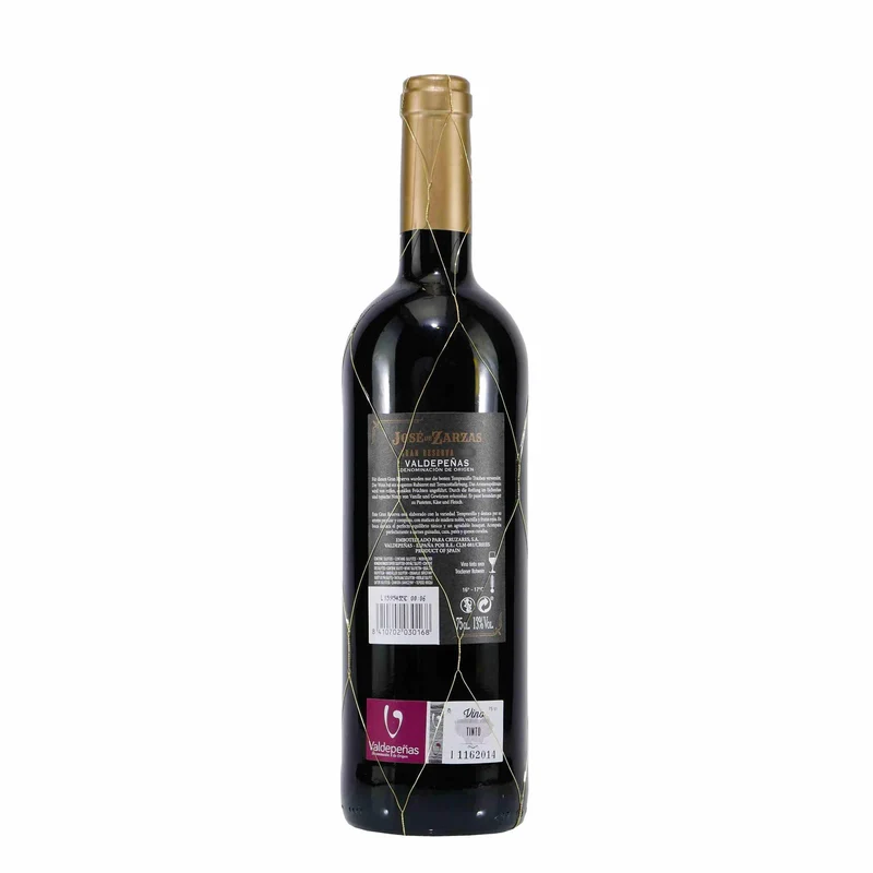 Jose de Zarzas Valdepeñas Gran Reserva -trocken- (6 x 0,75L)