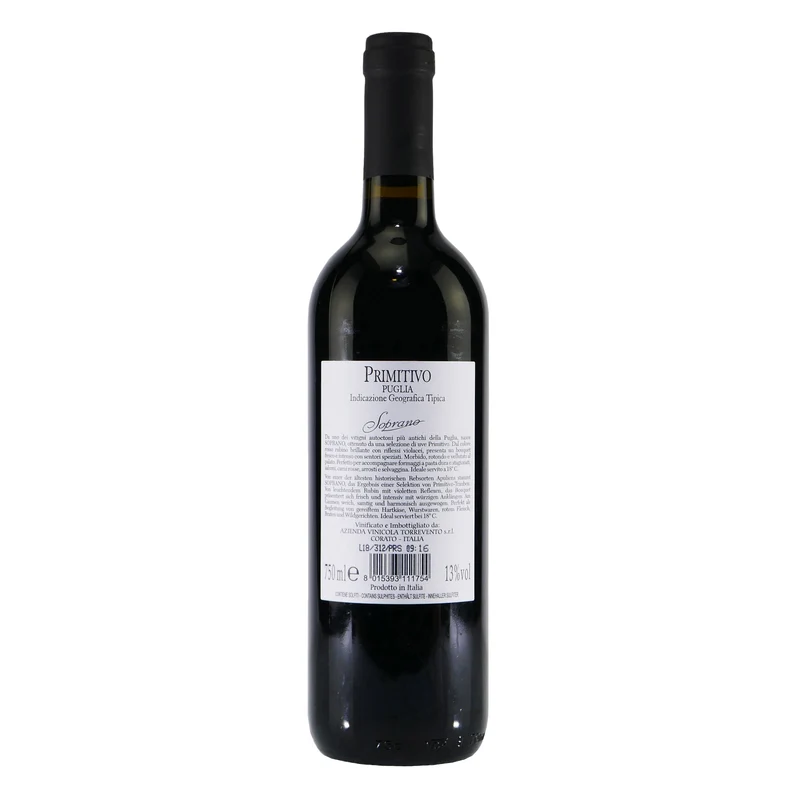 Soprano Primitivo Puglia IGT -trocken- (6 x 0,75L)