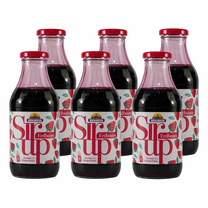 Mühlhäuser Erdbeer Getränkesirup (12 x 0,5L)