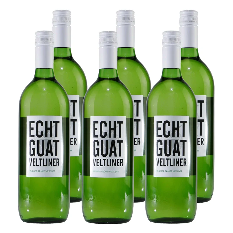 ECHT GUAT Grüner Veltliner -trocken- (6 x 1,0L)