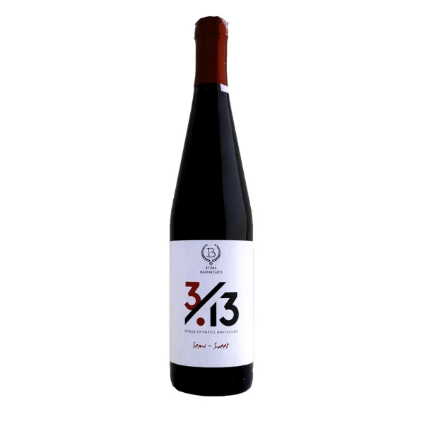 3./13 Nemea Imiglykos Halbsüßer Rotwein – Ktima Bairaktaris (PDO Nemea)