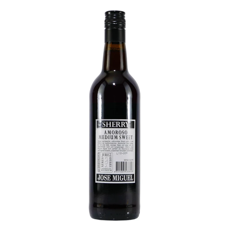 Jose Miguel Sherry -Amoroso Medium Sweet- mit Geschenk-HK