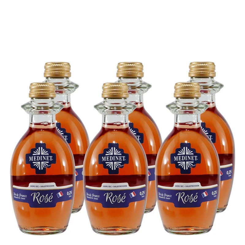 Medinet Rosé -halbtrocken- (12 x 0,25L)