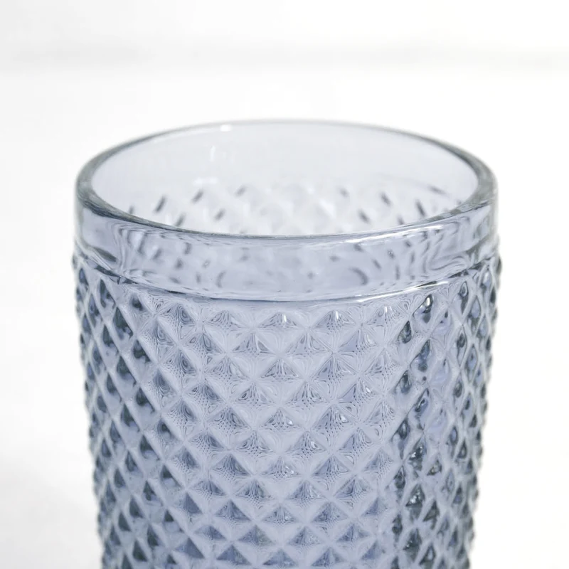 Hohe Wassergläser in Blau 330 ml – 6er-Set