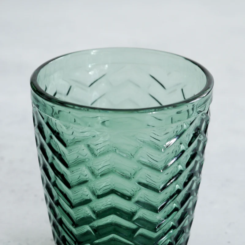 Wasserglas in Grün 270ml - 6er Set