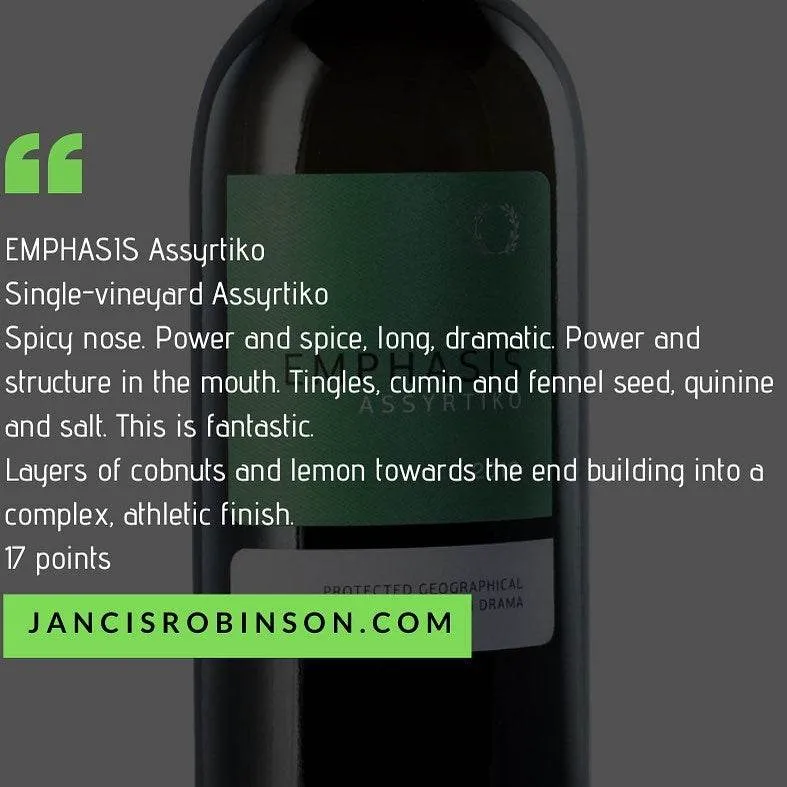 Pavlidis Emphasis Assyrtiko - Ktima Pavlidis