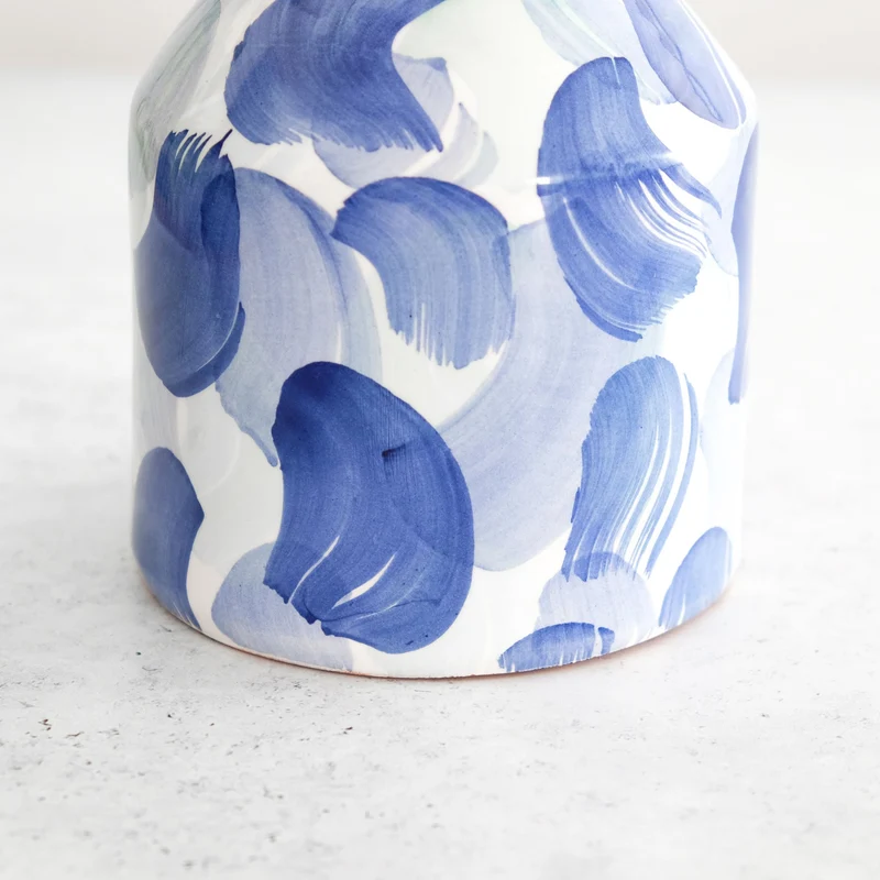 garafe Vase „Fan garafe in Blau
